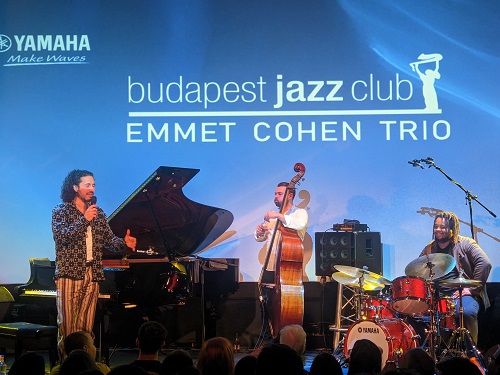 Emmet Cohen Trio koncert a BJC-ben